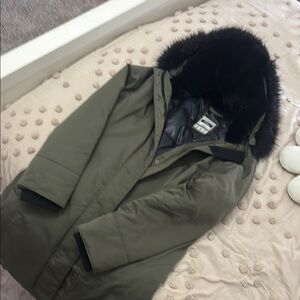 Abercrombie and Fitch ultra water, resistant wind resistant parka jacket